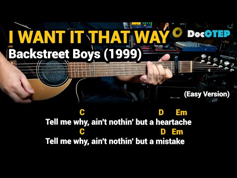 I Want In That Way (tell Me Why) - Backstreet…