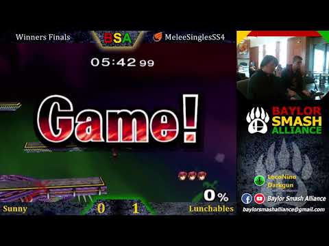 Lunchables (Red Marth) vs Sunny (Blue Marth) - Melee Winners Finals - ShareStock 2.4