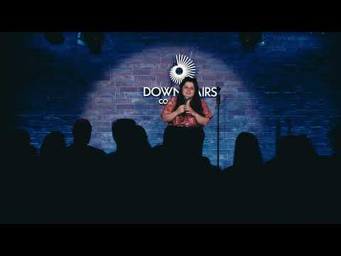 Rebecca Pap - Downstairs August 24 #standupcomedy #newcomer #berlin