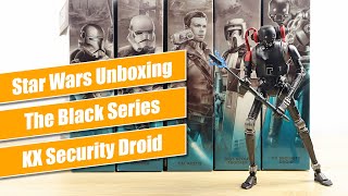 KX Security Droid (Jedi: Survivor) Black Series 6" Figure - Star Wars Unboxing