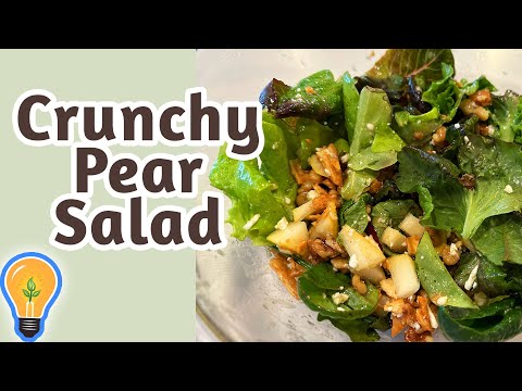DELICIOUS Crunchy Pear Salad Recipe!