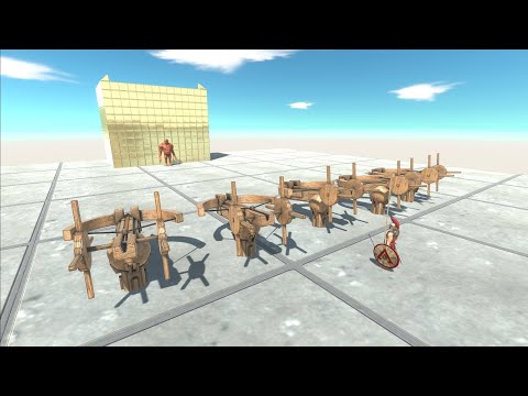 5 GIANTS BALLISTA VS EVERY UNIT -Animal revolt battle simulator