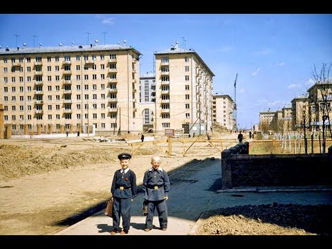 Ленинский проспект ретро 50-70 х годов. Дом, в котором я живу