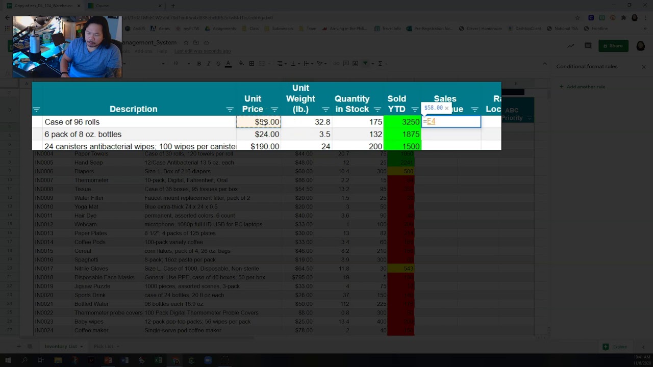 Conditional Formatting: ABC Analysis