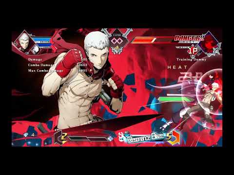 BLAZBLUE CROSS TAG BATTLE Akihiko/Hakumen 15k counter combo