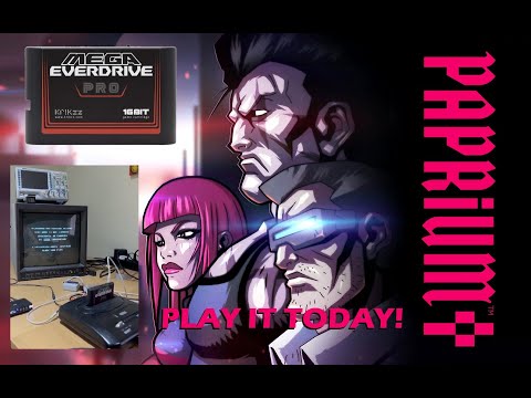 Paprium Mega EverDrive Pro Set Up & Gameplay
