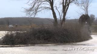 preview picture of video 'Inundación Ebro en Cadreita, Alfaro y Castejón. Domingo 1 febrero 2015'
