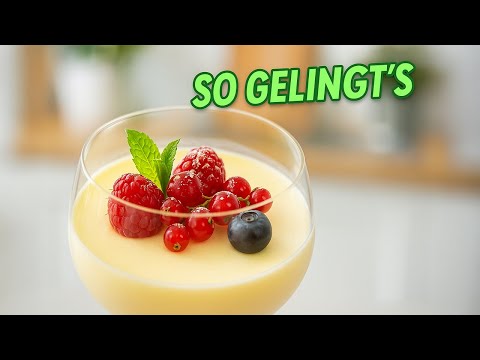 Bayerischcreme einfach erklärt – Crème Anglaise richtig zubereiten | Profi-Grundrezept