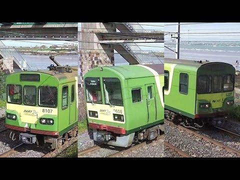 IE 8100, 8300 and 8500 Class Dart Trains - Salthill & Monkstown
