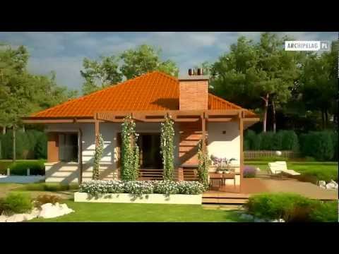 Projekty domów ARCHIPELAG: Tosia ENERGO - Projekt małego domu