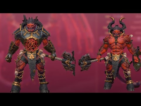 Khorne Armor Sets/Customization For Daemon Prince - Total War Warhammer 3