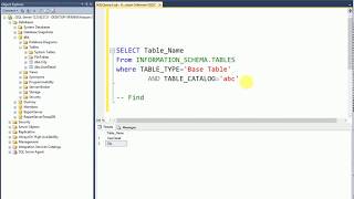 Get all table names and column names of database in SQL Server database