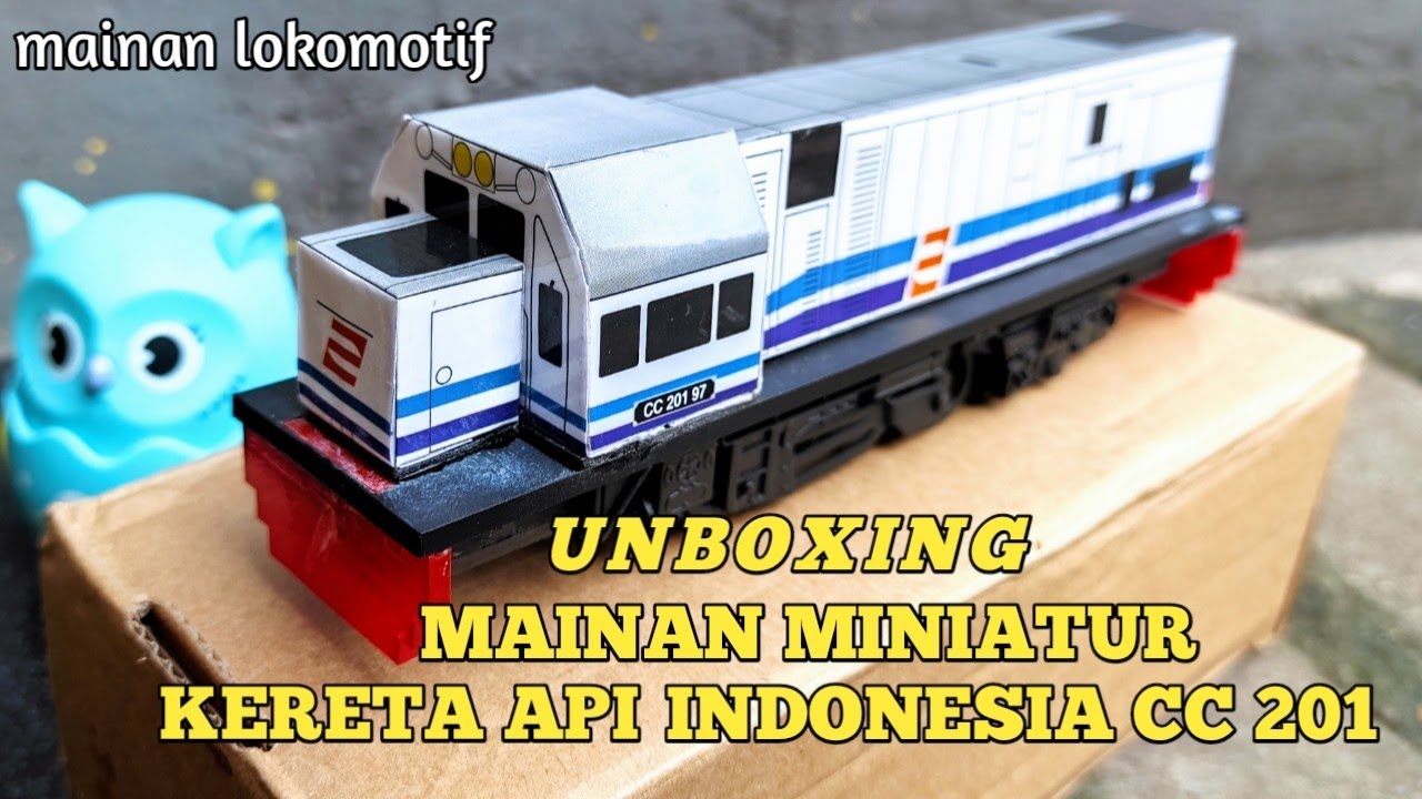 UNBOXING || Mainan Miniatur | Kereta Api Indonesia CC 201 | Dishub.