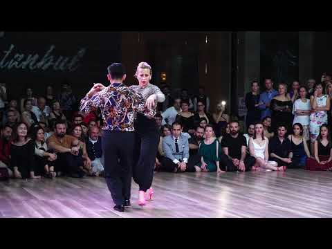  Sara Grdan  and  Ivan Terrazas  are  dancing  to  the  tango  "  Los Mareados  "  by  Color Tango  at  TanGO TO Istanbul