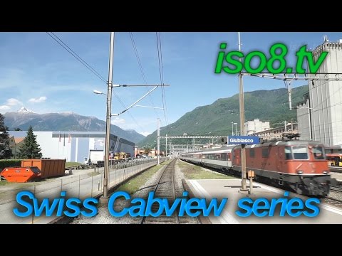 [FHD60p] CabView: SBB Re4/4, Suíça Vol.1 Escalada Gotthard-pass