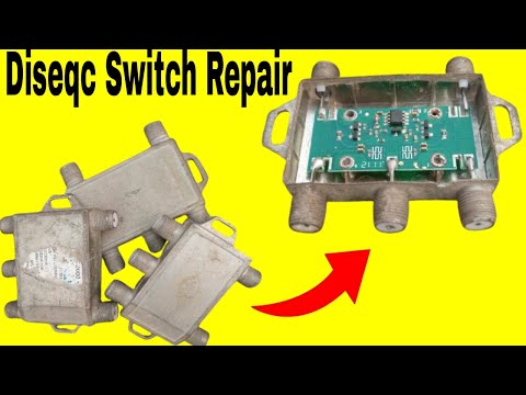 How to Repair Diseqc Switch At home | diseqc switch setting | Diseqc Switch Repair