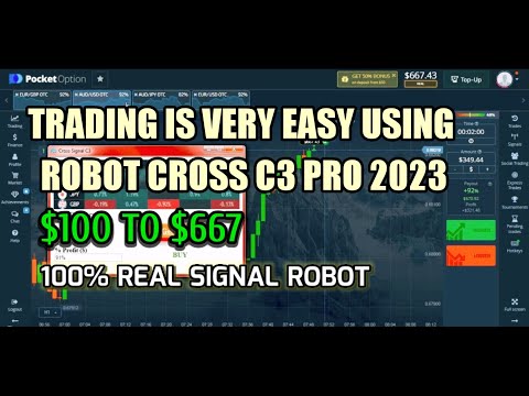 Very Easy Trading Using Bot Cross C3 Pro - Deposit $100 to $667 - BEST BOT TRADING