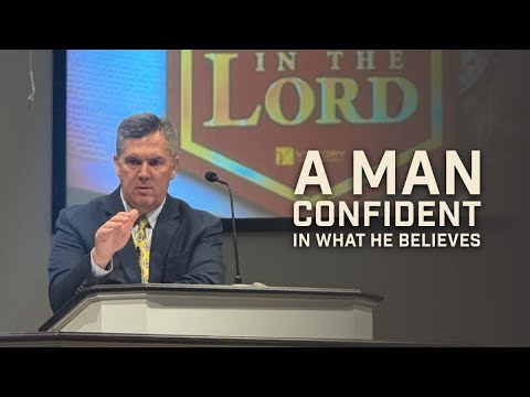 A Man Who Is Confident in What He Believes