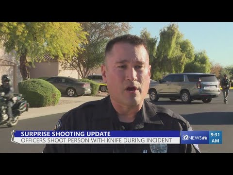 Surprise police give update on shooting involving officers, man with knife