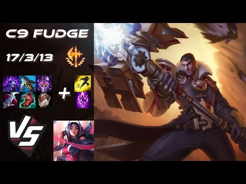 Cloud9 Fudge TOP Jayce vs Irelia - NA Challenger Patch 14.7