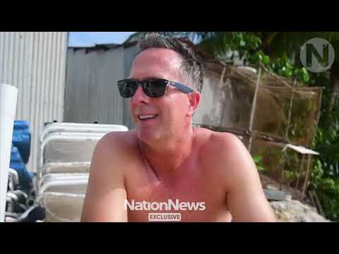 Nation Sports Michael Vaughan talks cricket while on holiday in Barbados