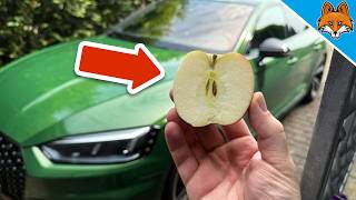 Rub your Car Windshield with an APPLE and WATCH WHAT HAPPENS💥(Amazing)🤯