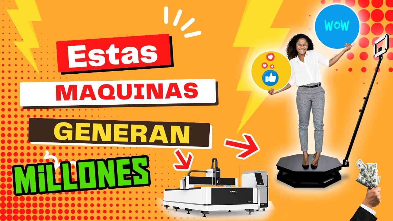 8 Mejores MAQUINAS para GANAR DINERO | Las mas RENTABLES para EMPEZAR tu EMPRENDIMIENTO 🗜✅💰