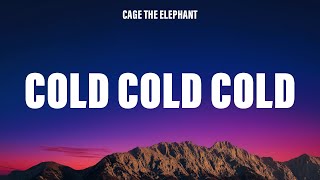 Cage The Elephant - Cold Cold Cold (Lyrics)