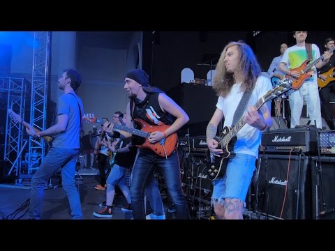 Steve Vai, Russian Guitarists and Cellists - Flash Mob Live 2016, Moscow (inc. VAL HAL)