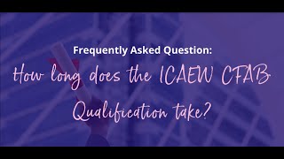 ICAEW CFAB FAQs Answered