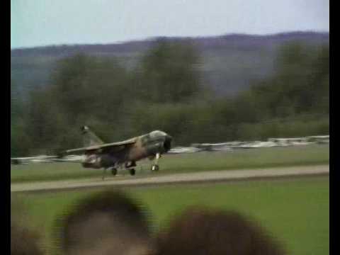 Portuguese Air Force A 7 Corsair II at Gardermoen airshow 1994