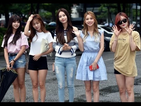 FIESTAR's Arrival at Music Half-Year Special 24 June 2016