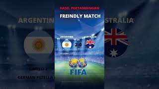 Download lagu HASIL PERTANDINGAN FRIENDLY MATCH ARGENTINA V AUSTRALIA mp3
