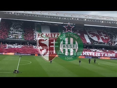 AMBIANCE METZ - SAINT-ETIENNE (FCM-ASSE) (2-2) - REDUITS A 10 LES MESSINS ACCROCHENT L'ASSE