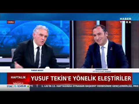 Genel Başkanımız Kadem Özbay, Habertürk TV`de yayınlanan Haftalık programında gazeteci Faruk Aksoy`un canlı yayın konuğu oldu.24/11/2024 | EĞİTİM İŞ