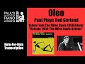 Oleo Piano Solo By Red Garland From Relaxin' with the Miles Davis Quintet