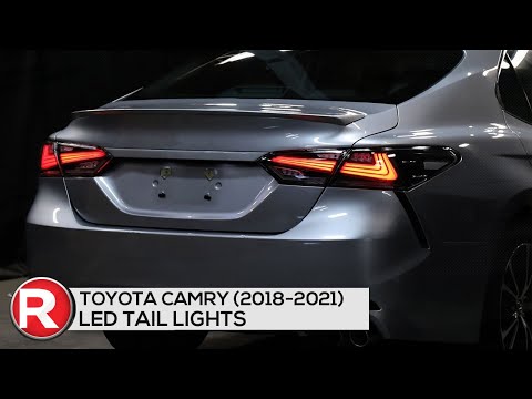 DIY Install Spec-D Tail Lights Toyota Camry (18 19 20 21) Sequential LED w/ Breathing Effect