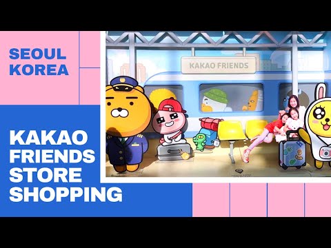 Kakao Friends Store! Compre comigo em Seul, Coréia!
