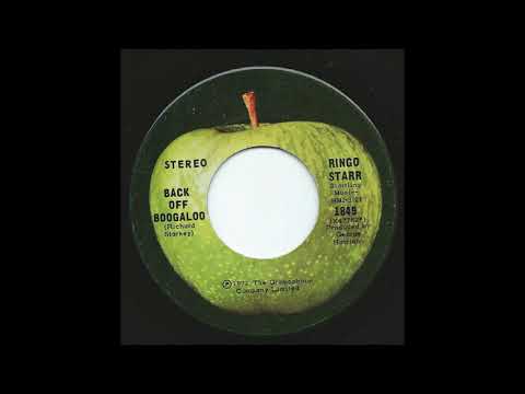 Ringo Starr Back of boogaloo 45 rpm Vinyl