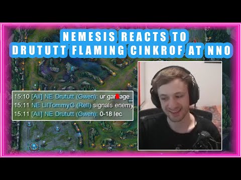Nemesis Reacts to DRUTUTT FLAMING CINKROF at NNO Cup 👀 ft. ARIBO