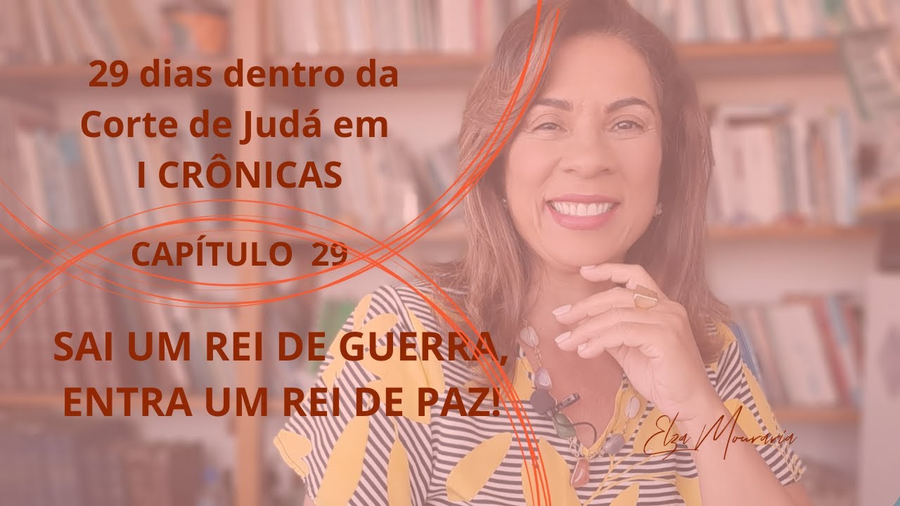 1CRÔNICAS 29 - SAI UM REI DE GUERRA, ENTRA UM REI DE PAZ! #salomão #1crônicas #bemdito  #guerraepaz