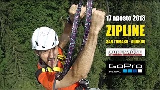 preview picture of video 'Zipline - Dolomiti, San Tomaso Agordino - GoPro HERO3'