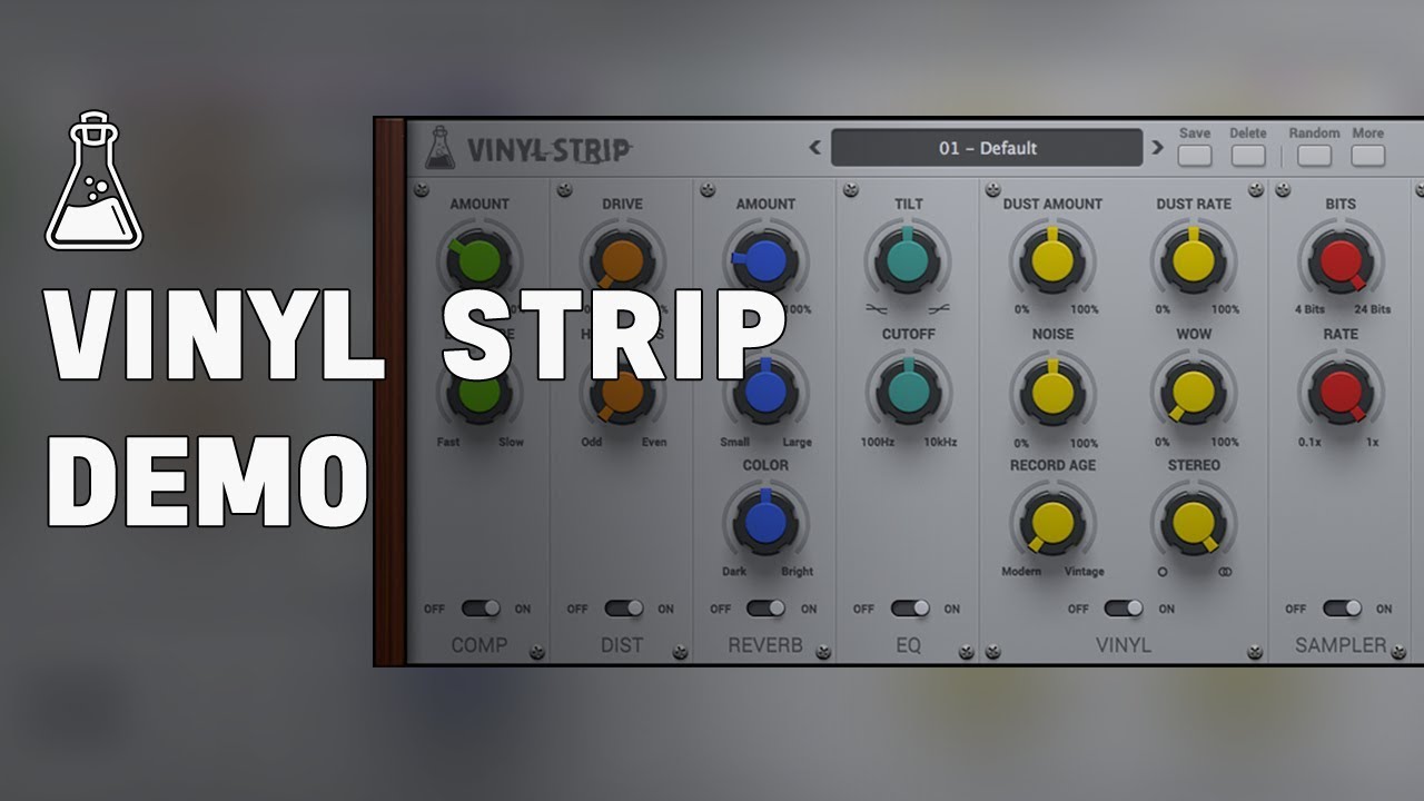 Vinyl Strip by AudioThing - Emulation Plugin VST VST3 Audio Unit CLAP