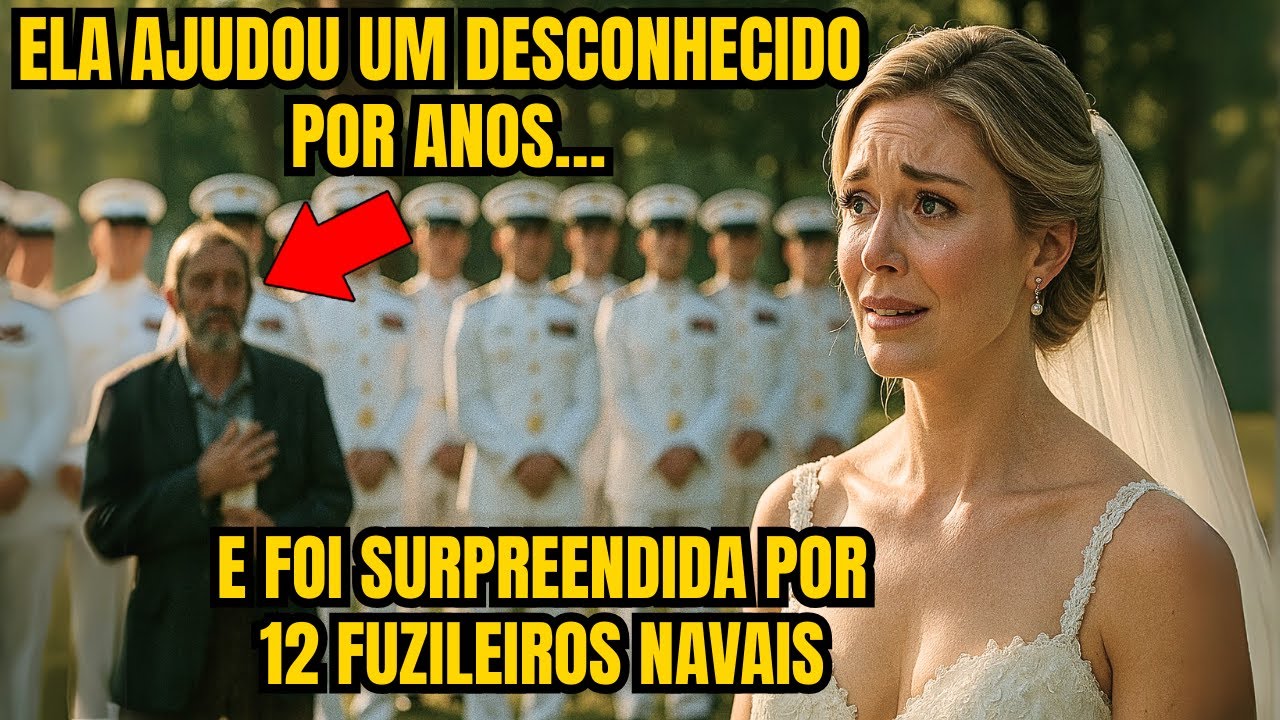 ELA ALIMENTOU UM HOMEM EM SITUAÇÃO DE RUA POR ANOS — ATÉ QUE 12 FUZILEIROS NAVAIS APARECERAM EM...