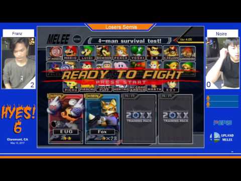 HYES! 6 LS - Franz (Doc) vs Noire (Falco, Fox)