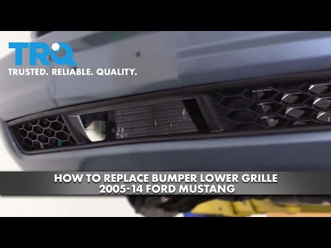 How to Replace Bumper Lower Grille 2005-14 Ford Mustang