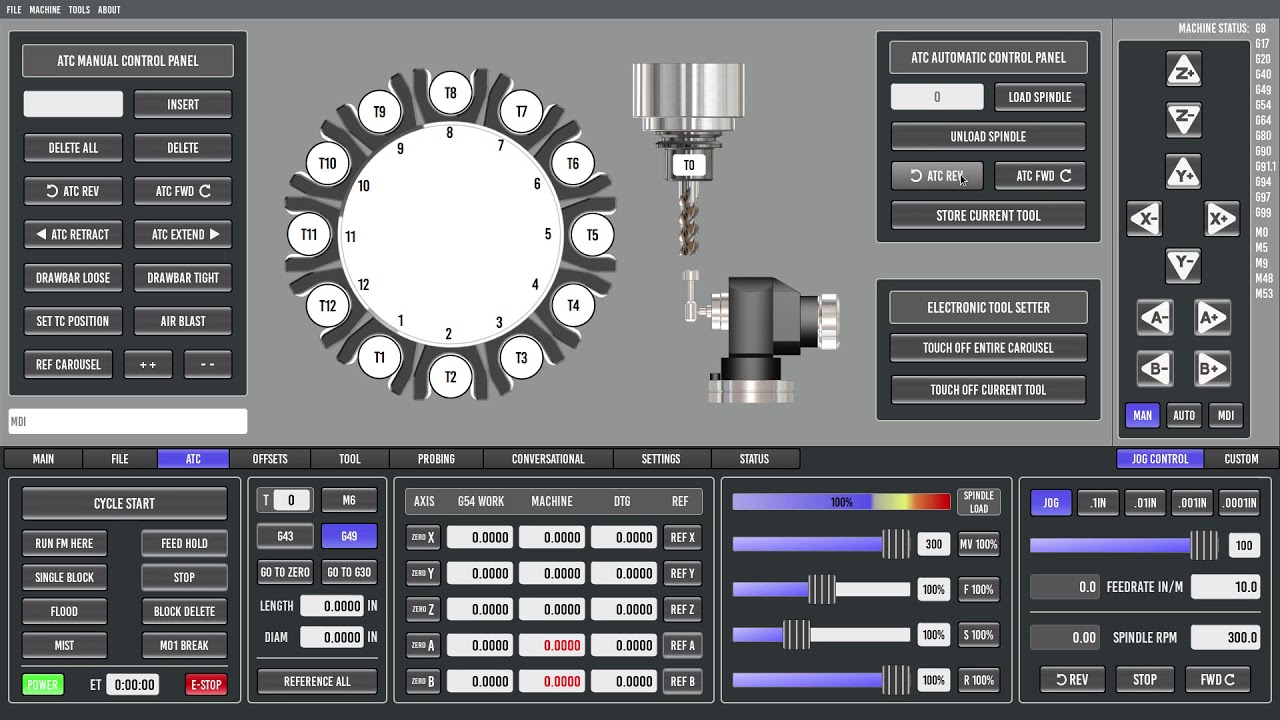 ATC test inside Probe Basic GUI