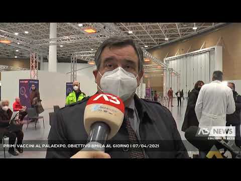 PRIMI VACCINI AL PALAEXPO, OBIETTIVO 6MILA AL GIORNO | 07/04/2021