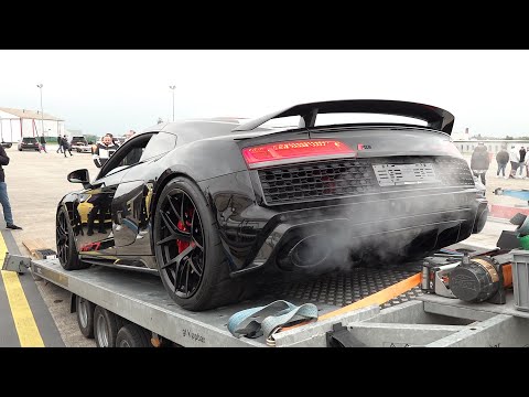 1603HP HPT Audi R8 Twin Turbo 0-372KM/H Accelerations!