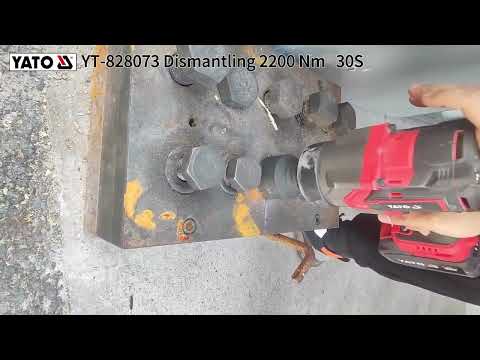 Гайковерт ударний акумуляторний YATO: 18 В Li-Ion 6 АГод, квадрат 3/4", КМ- 2400 Нм [3/24]